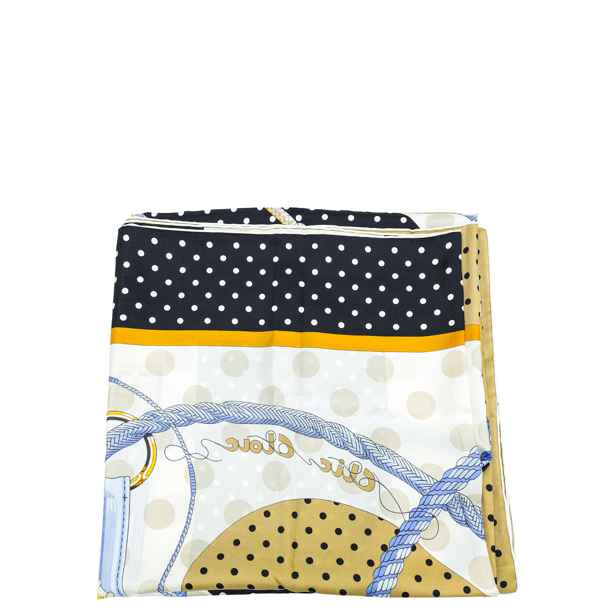 Hermes Multicolor Clic Clac A Pois 140 Scarf