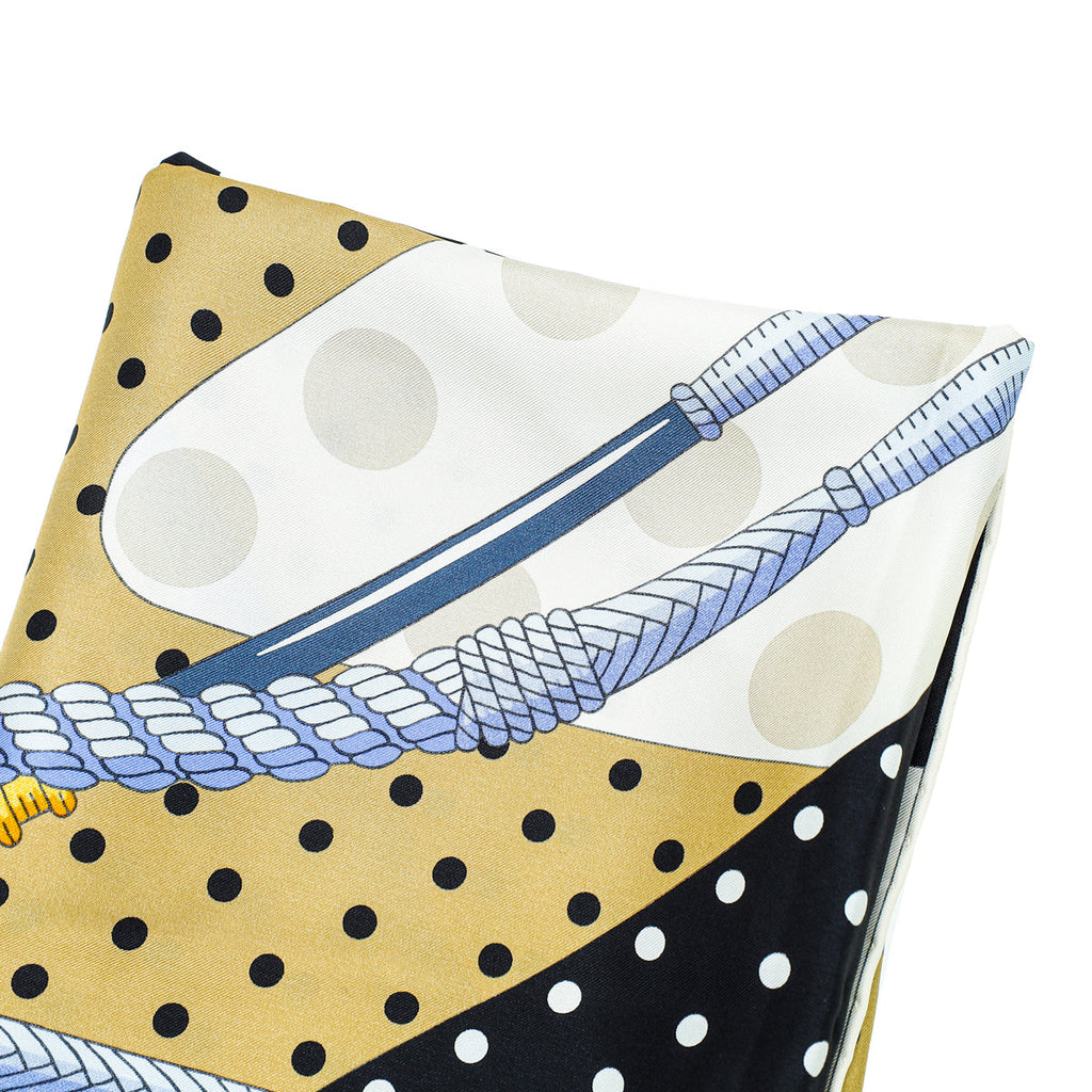Hermes Multicolor Clic Clac A Pois 140 Scarf