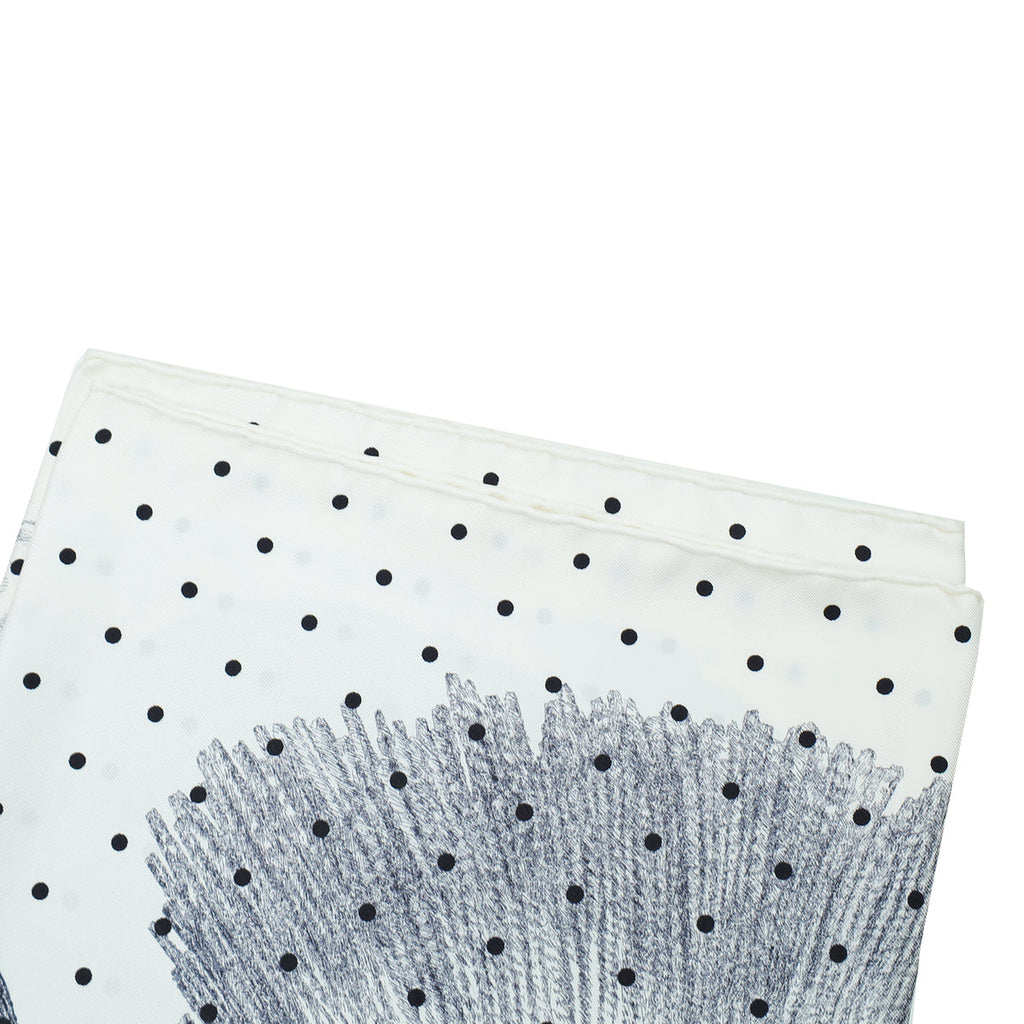 Hermes Tricolor Plumets Et Panaches Print Scarf