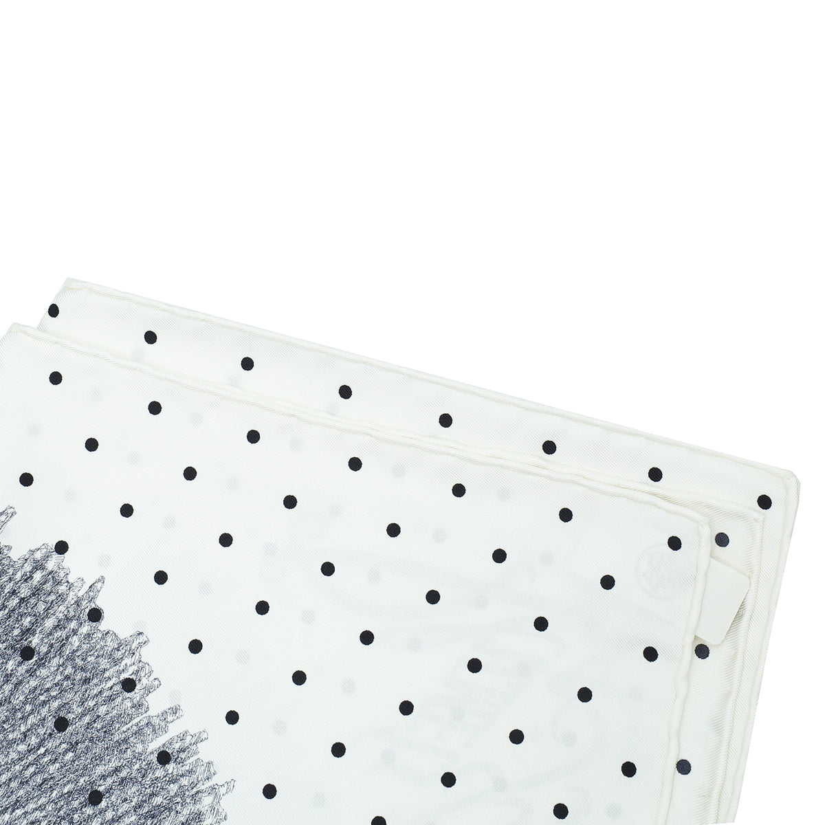 Hermes Tricolor Plumets Et Panaches Print Scarf
