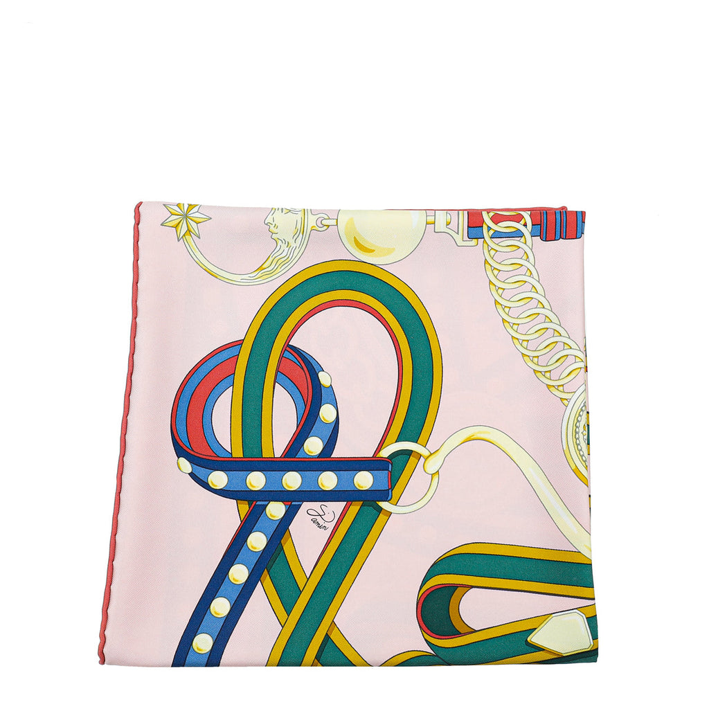 Hermes Bicolor Grand Tralala Print Scarf