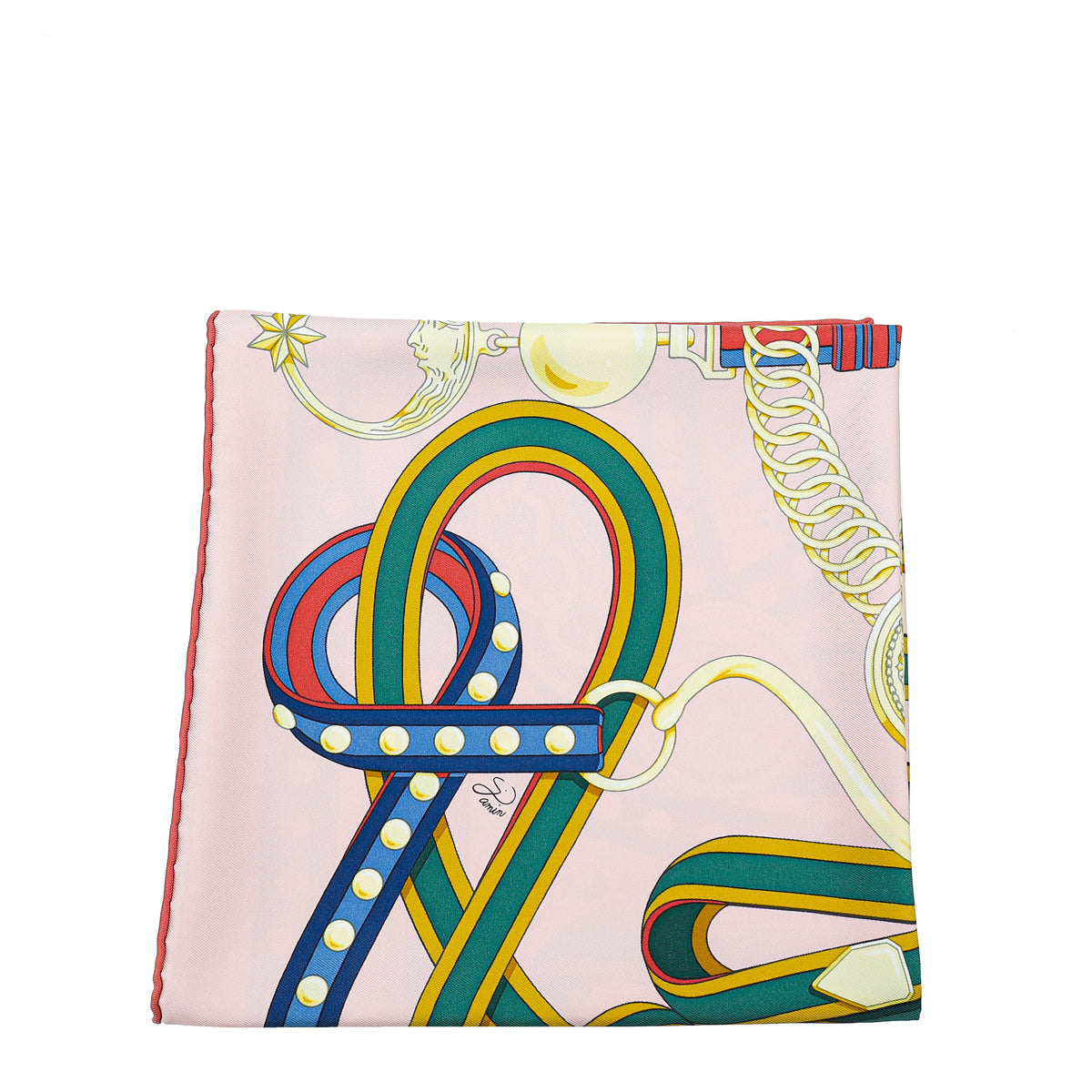 Hermes Bicolor Grand Tralala Print Scarf