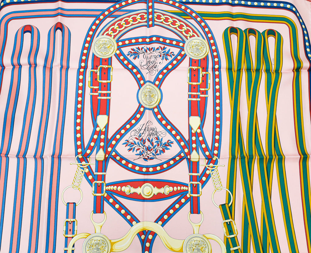 Hermes Bicolor Grand Tralala Print Scarf