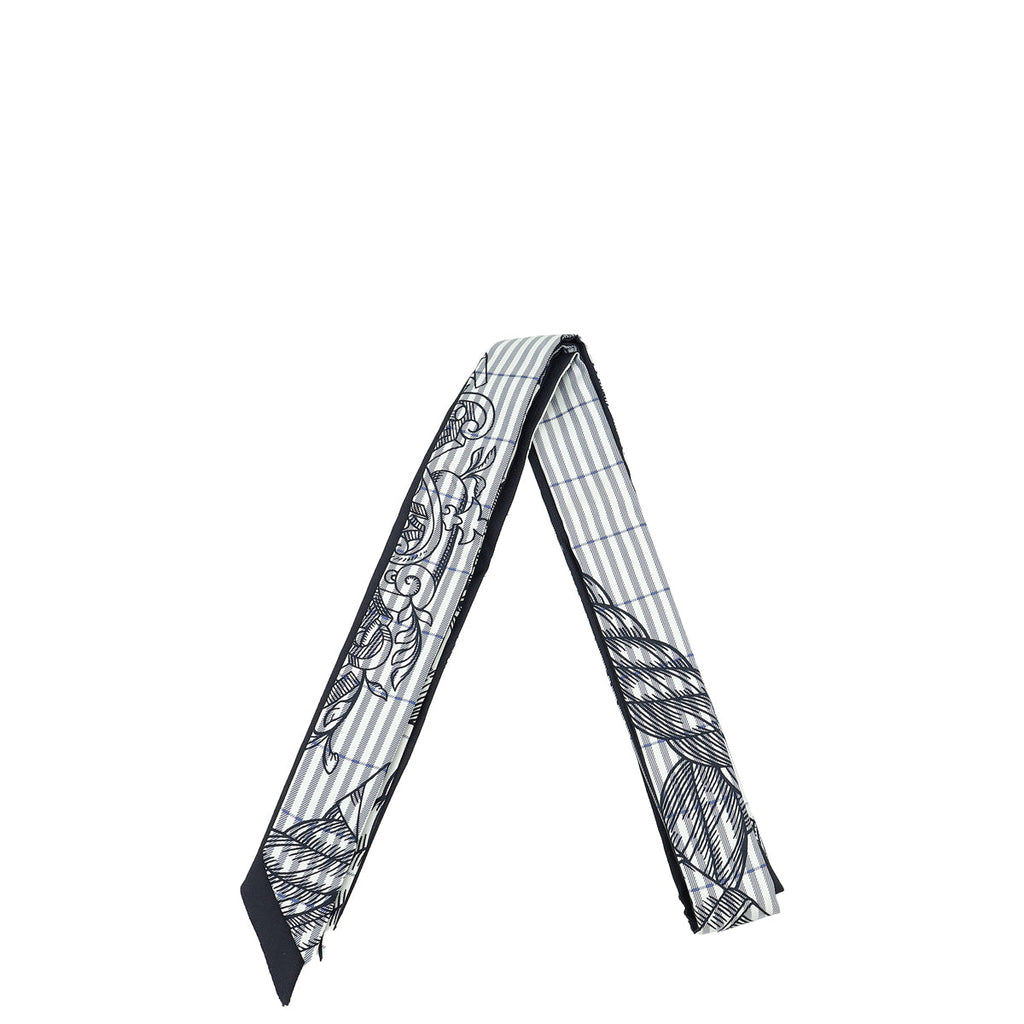 Hermes Bicolor Cavalleria Finesse Twillon Scarf