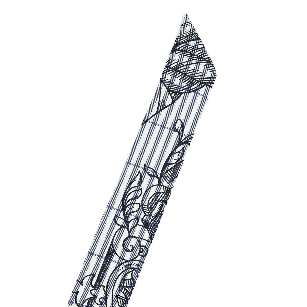 Hermes Bicolor Cavalleria Finesse Twillon Scarf