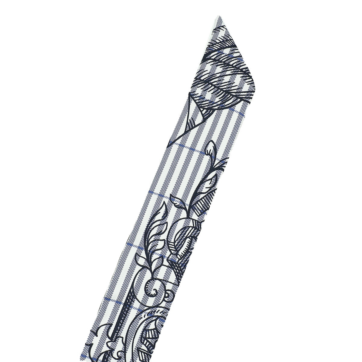 Hermes Bicolor Cavalleria Finesse Twillon Scarf