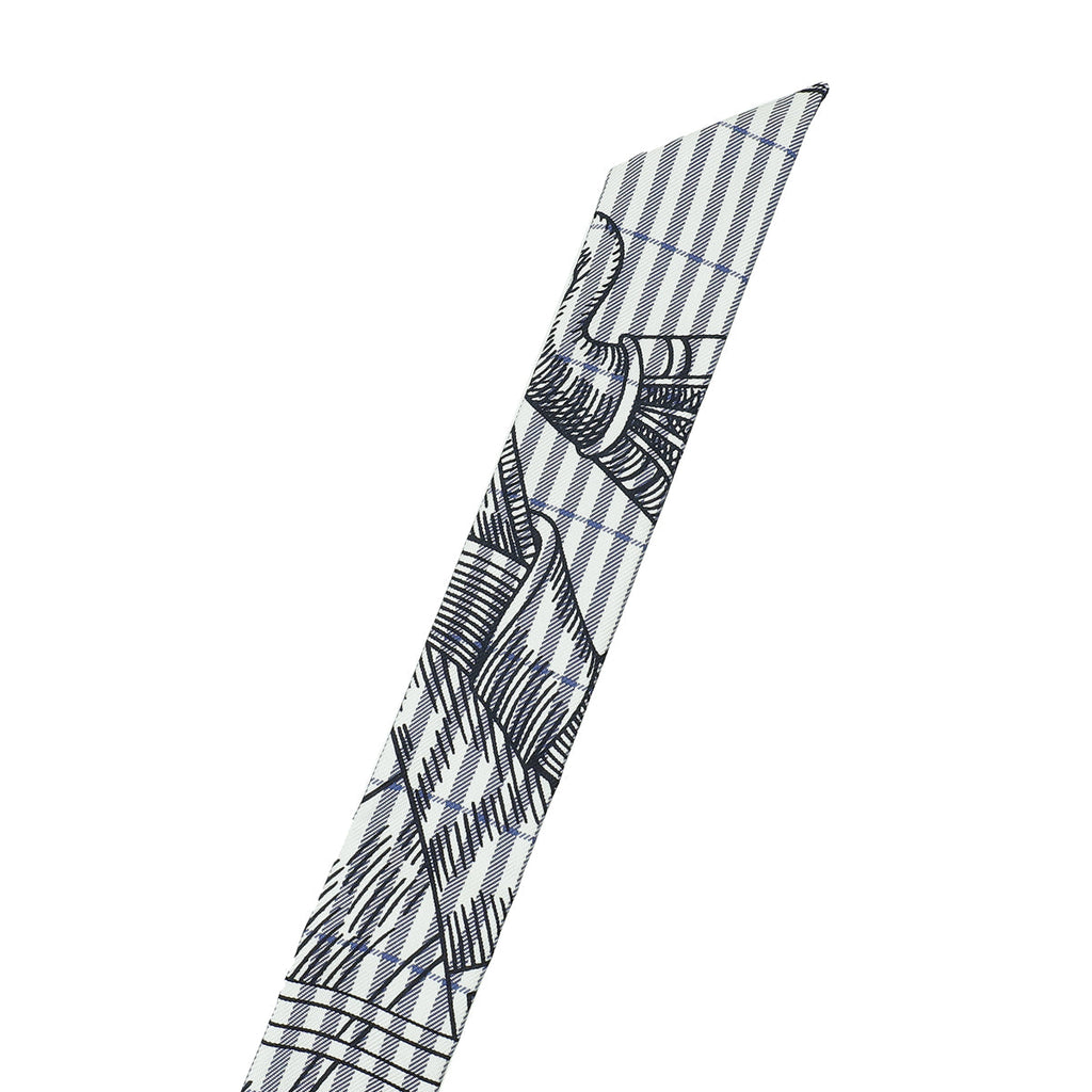 Hermes Bicolor Cavalleria Finesse Twillon Scarf