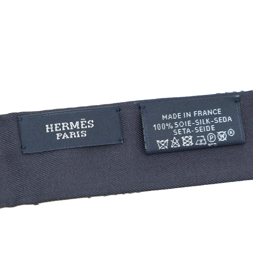 Hermes Bicolor Cavalleria Finesse Twillon Scarf