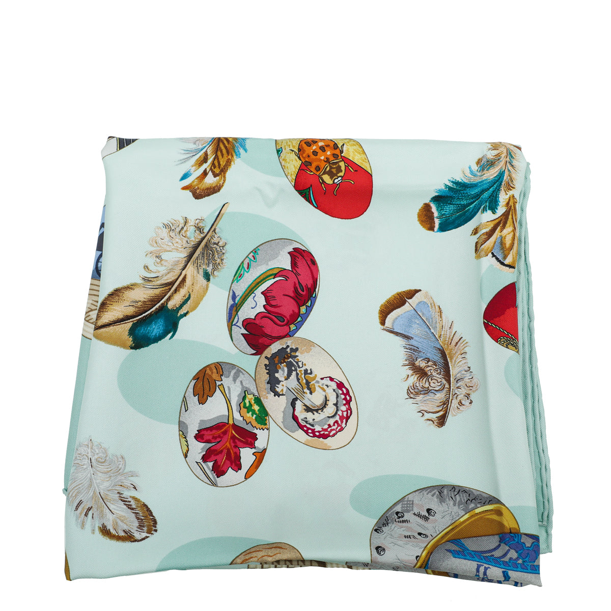 Hermes Multicolor Easter Egg Chicks La Couvee D'Hermes Scarf