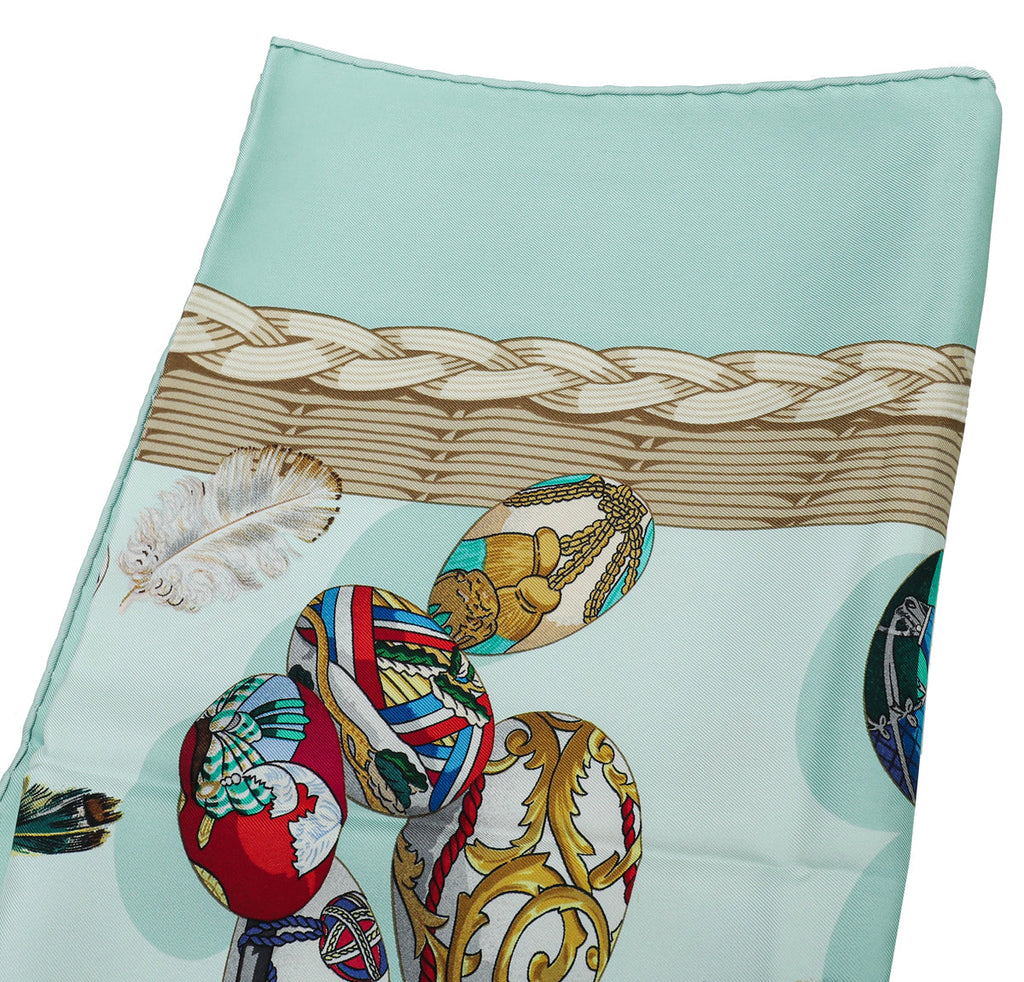 Hermes Multicolor Easter Egg Chicks La Couvee D'Hermes Scarf