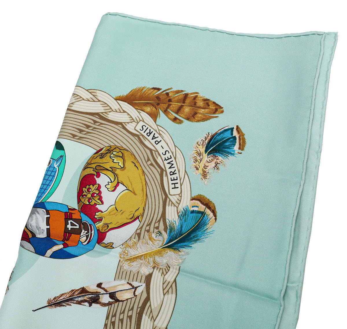 Hermes Multicolor Easter Egg Chicks La Couvee D'Hermes Scarf