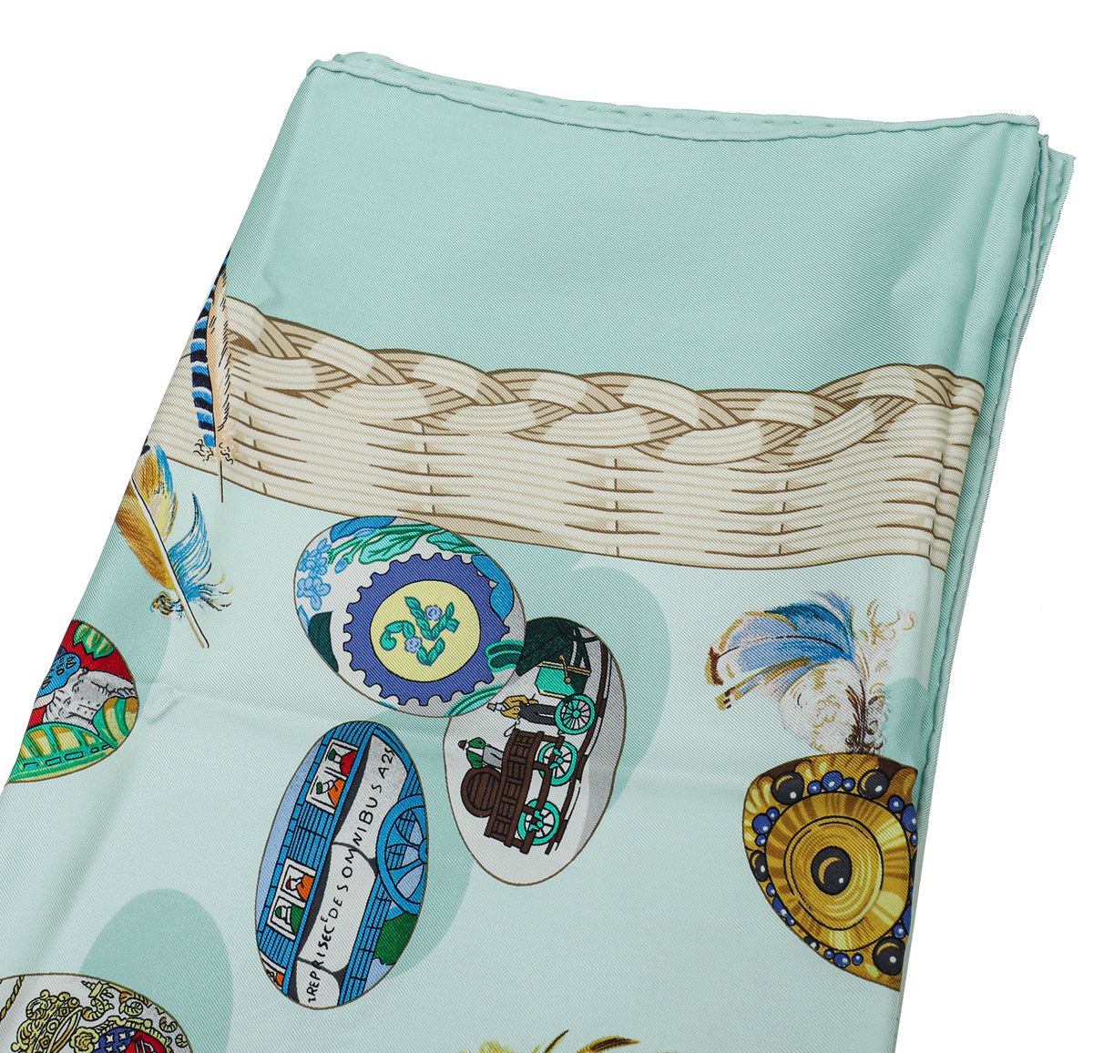 Hermes Multicolor Easter Egg Chicks La Couvee D'Hermes Scarf
