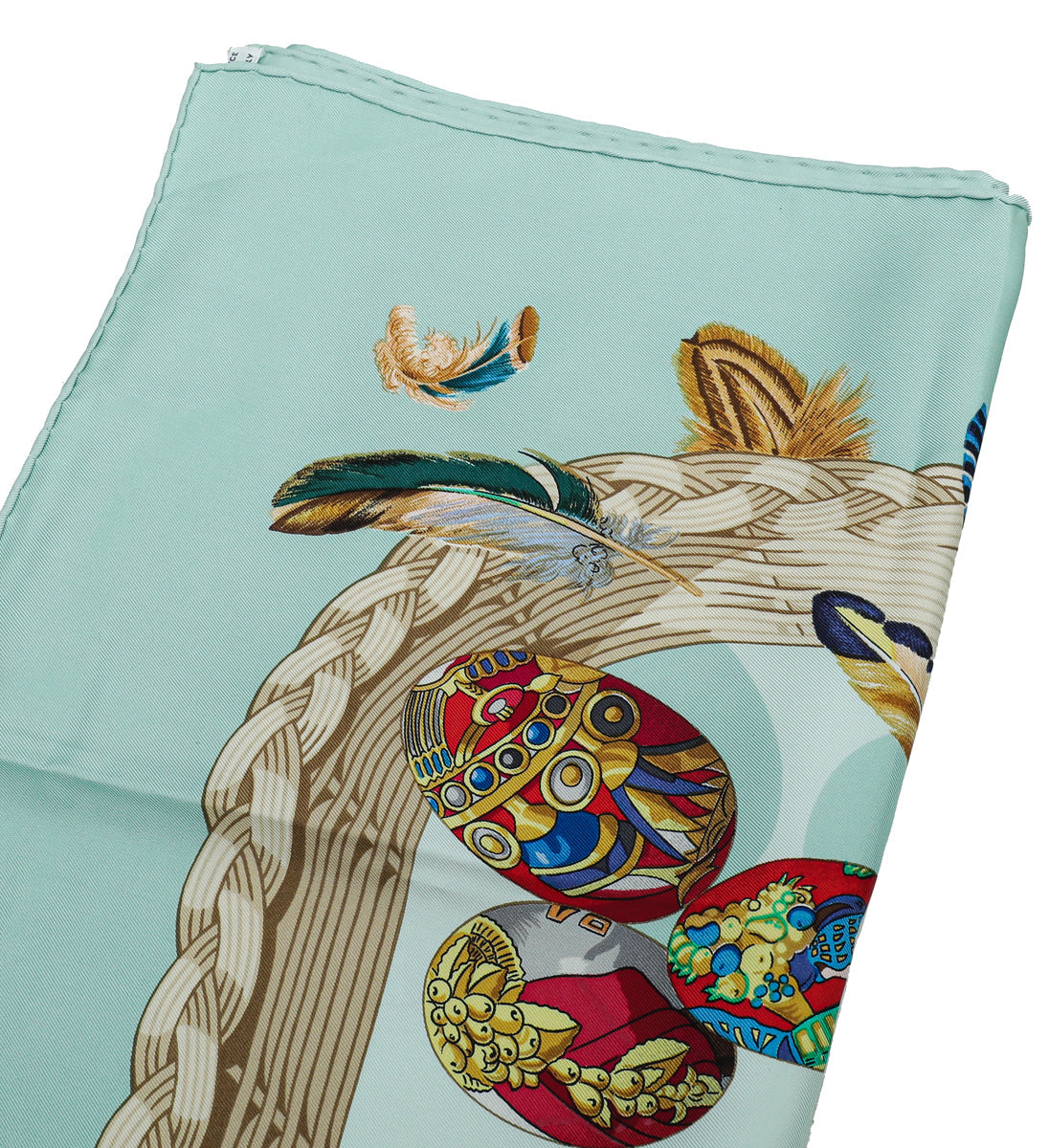 Hermes Multicolor Easter Egg Chicks La Couvee D'Hermes Scarf