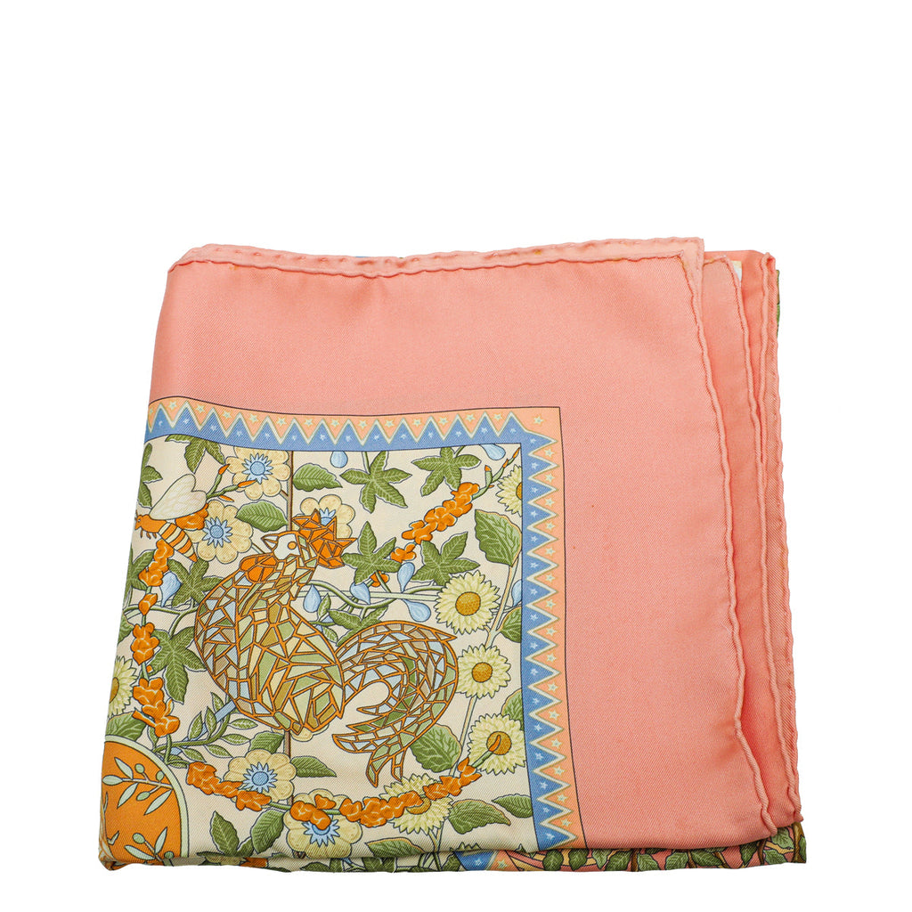 Hermes Multicolor Axis Mundi Silk Scarf