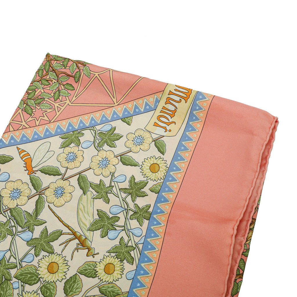 Hermes Multicolor Axis Mundi Silk Scarf