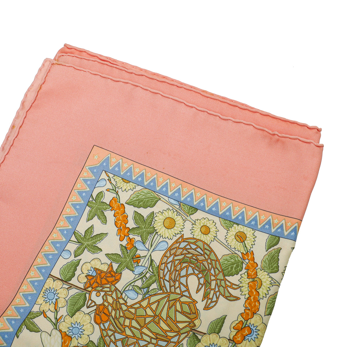 Hermes Multicolor Axis Mundi Silk Scarf