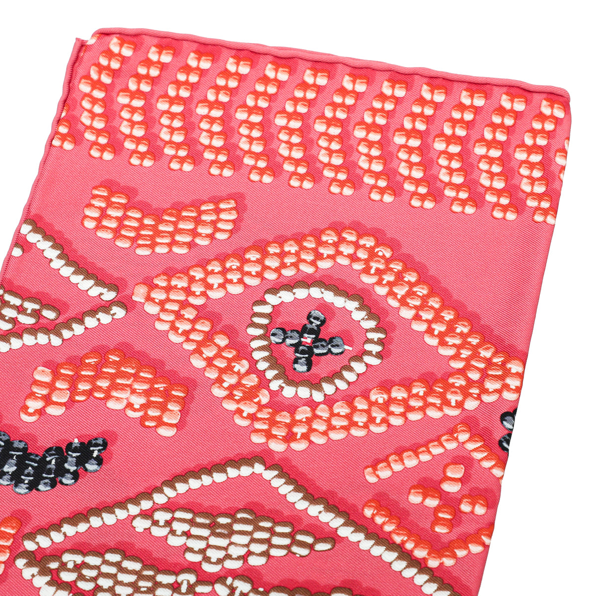 Hermes Multicolor Kelly En Perles Silk Scarf