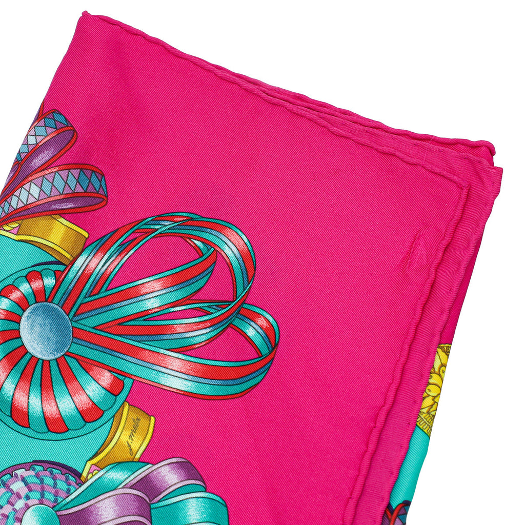 Hermes Multicolor Les Rubans Du Cheval Silk Scarf