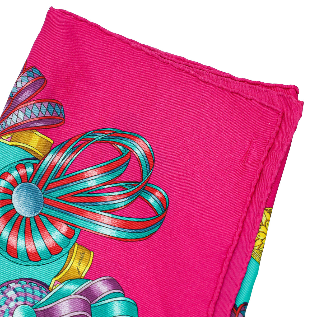 Hermes Multicolor Les Rubans Du Cheval Silk Scarf