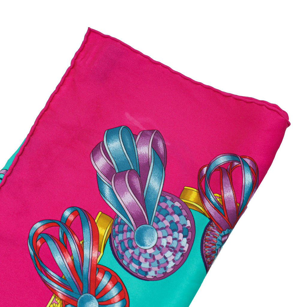 Hermes Multicolor Les Rubans Du Cheval Silk Scarf