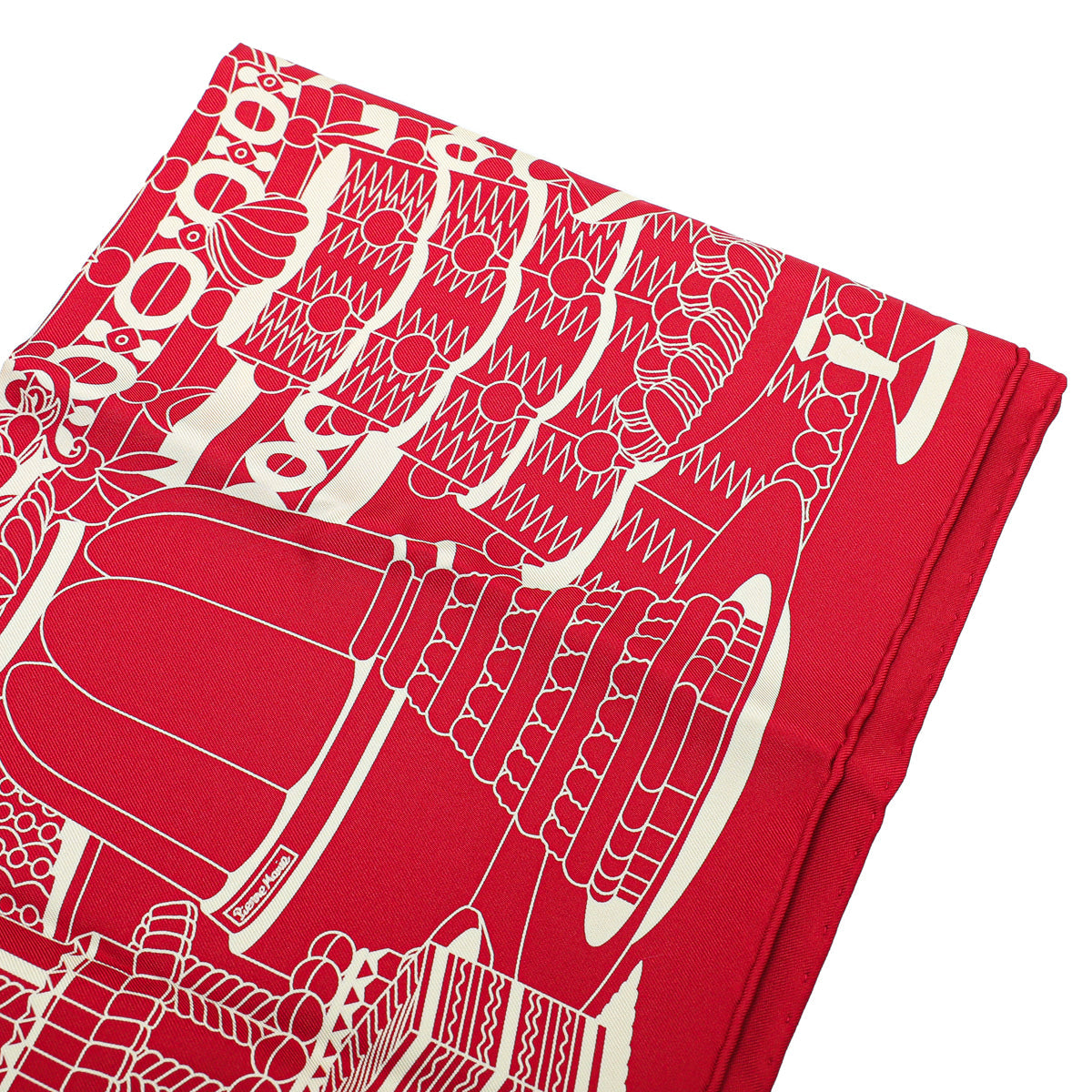 Hermes Bicolor La Patisserie Francai Silk 90 Scarf