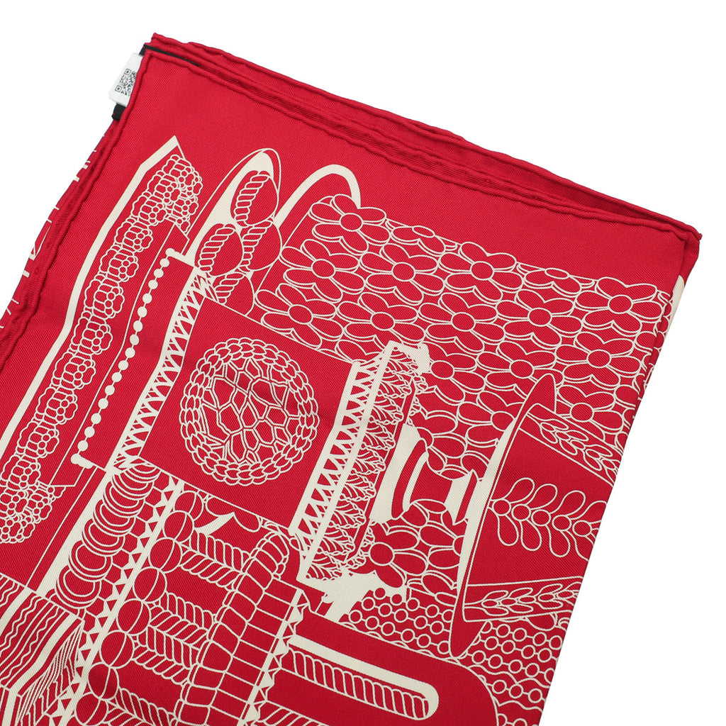 Hermes Bicolor La Patisserie Francai Silk 90 Scarf