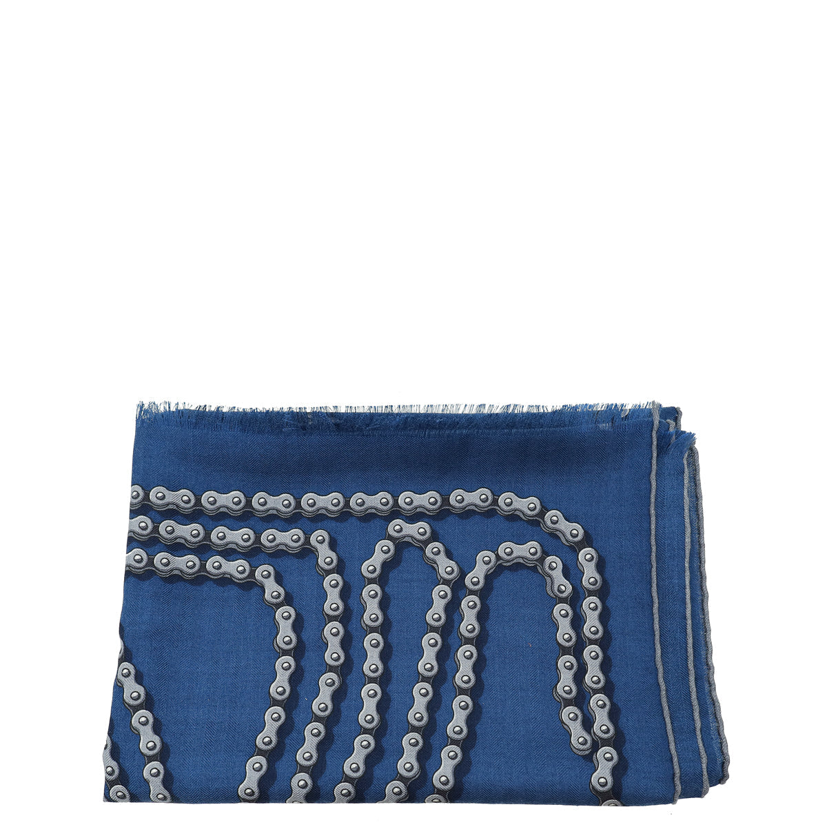 Hermes Bicolor Cheval Dechaine Rectangle Cashmere Scarf