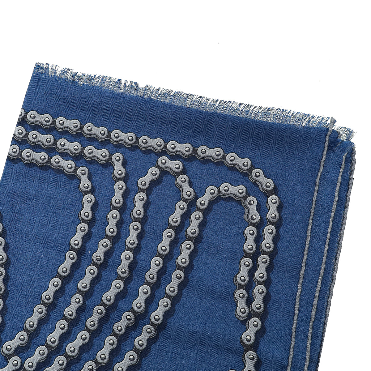 Hermes Bicolor Cheval Dechaine Rectangle Cashmere Scarf