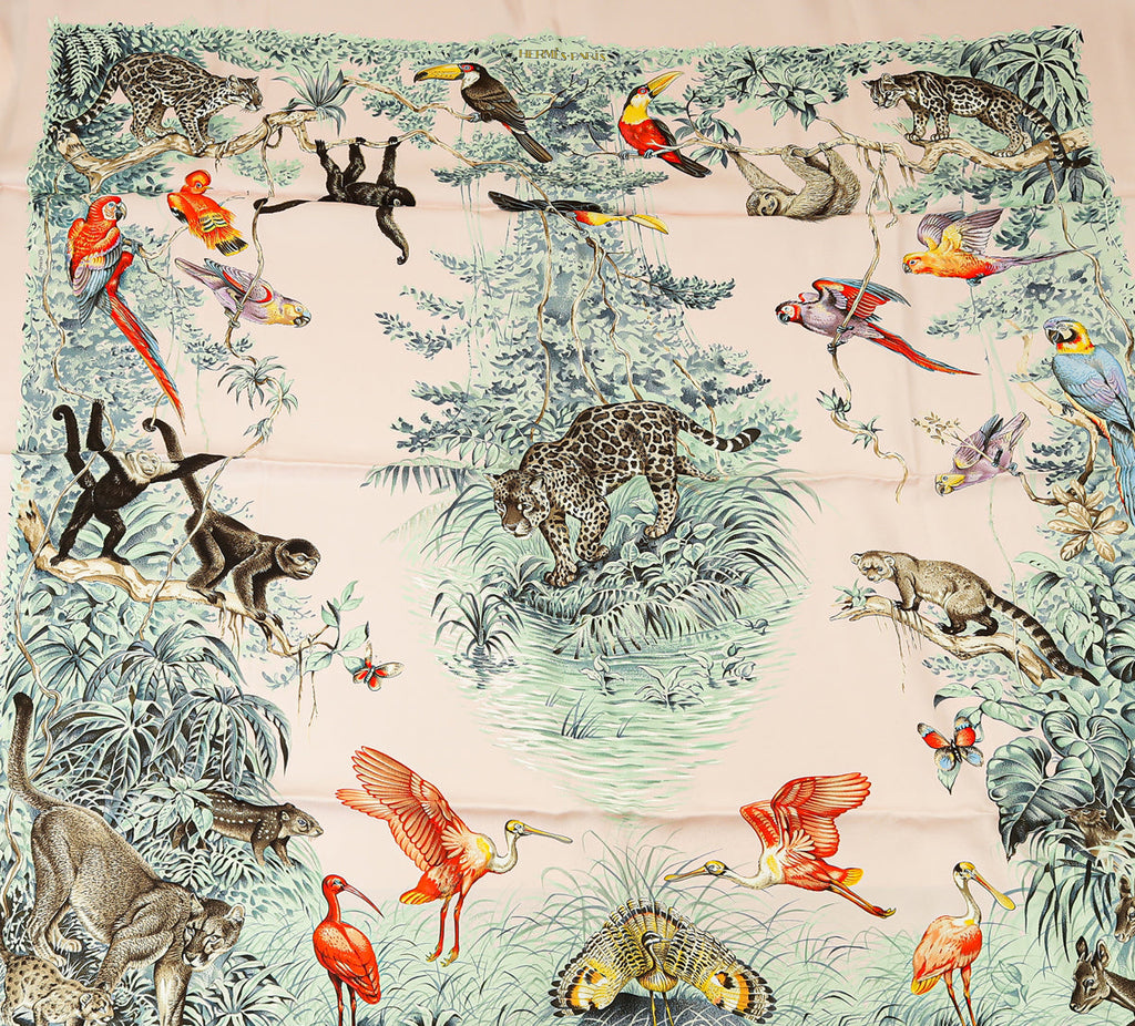 Hermes Multicolor Equateur Scarf