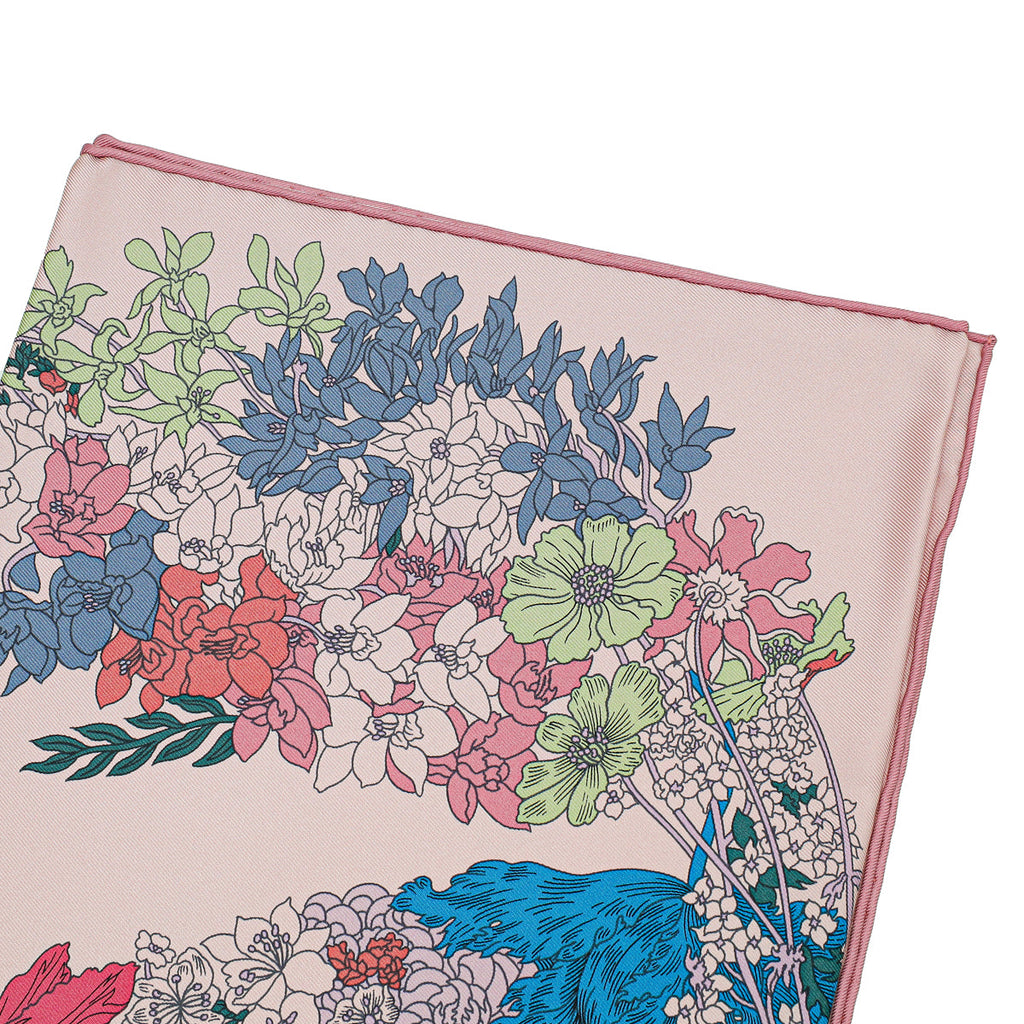 Hermes Tricolor Robe Legere Silk Scarf