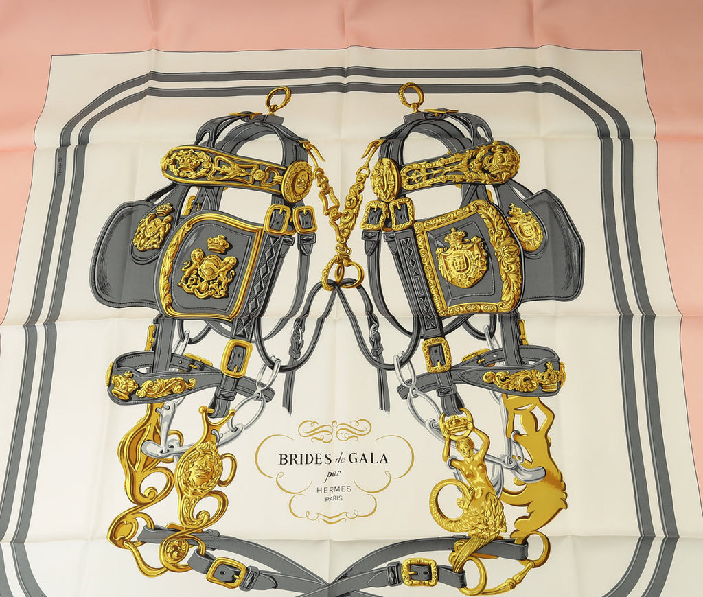 Hermes Multicolor Brides De Gala Forever Scarf 90
