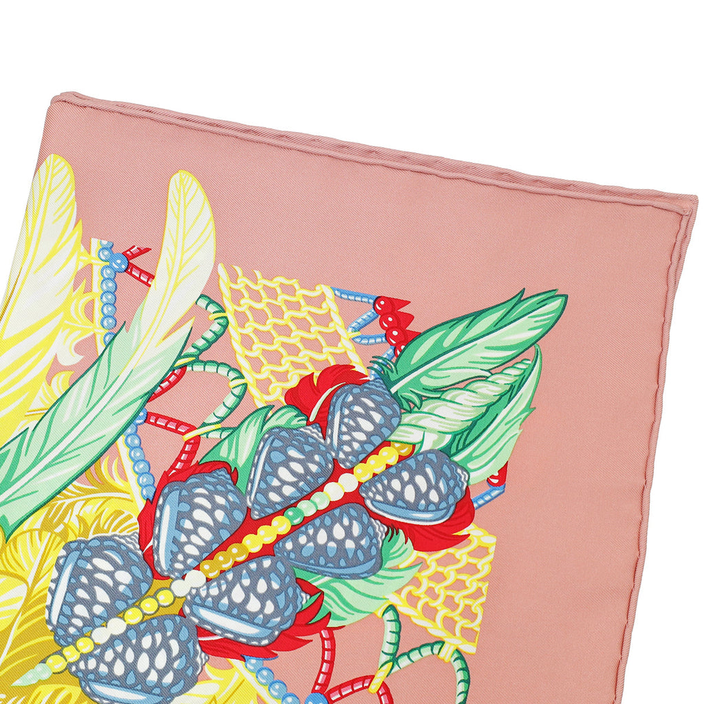 Hermes Tricolor Danse Pacifique Silk Scarf