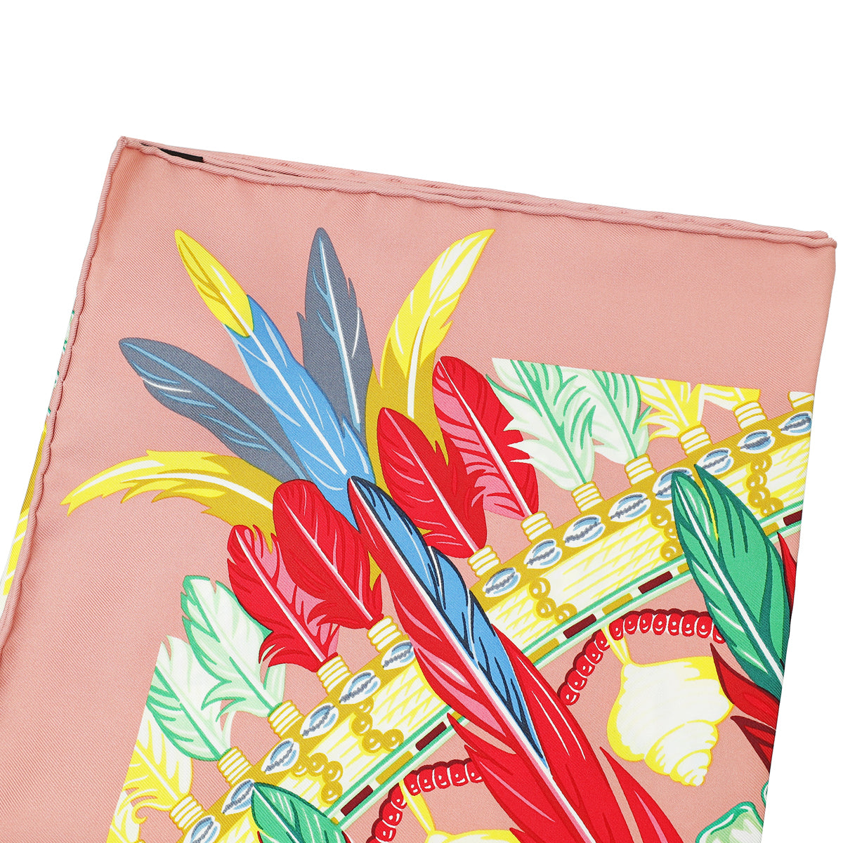 Hermes Tricolor Danse Pacifique Silk Scarf