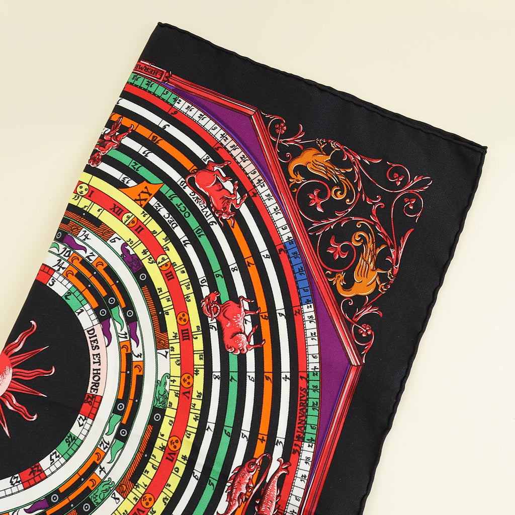 Hermes Multicolor Astrologie forever Silk Scarf