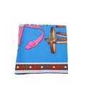 Hermes Tricolor Lettres Equestre Silk 90 Scarf