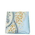 Hermes Tricolor Legende Brodee Silk Scarf 90