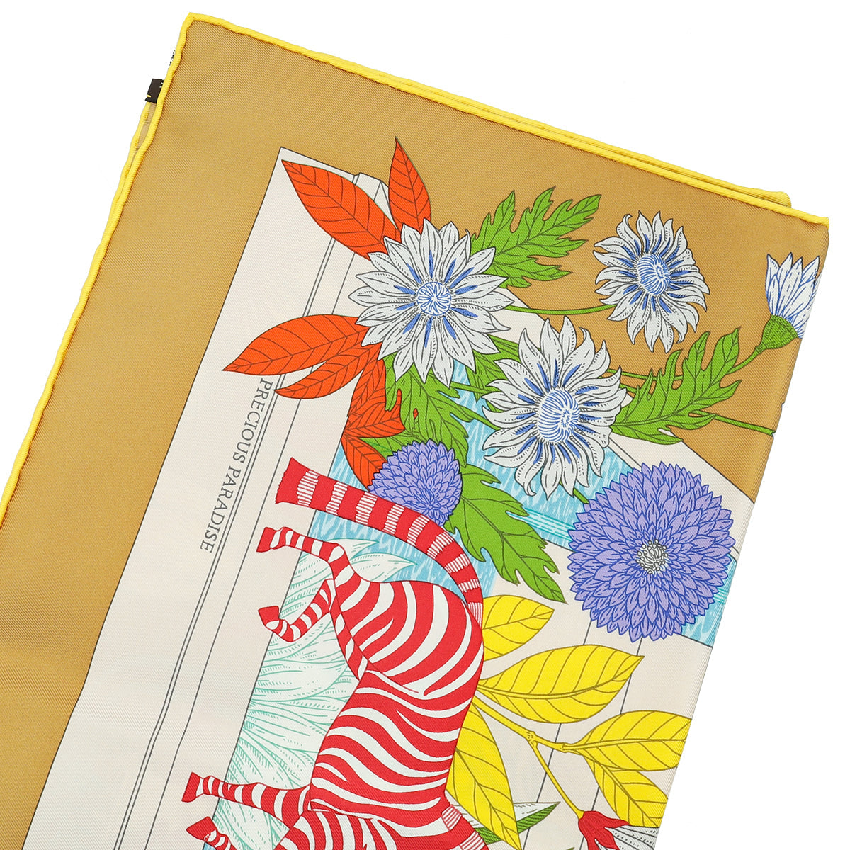 Hermes Tricolor Precious Paradise Scarf 90