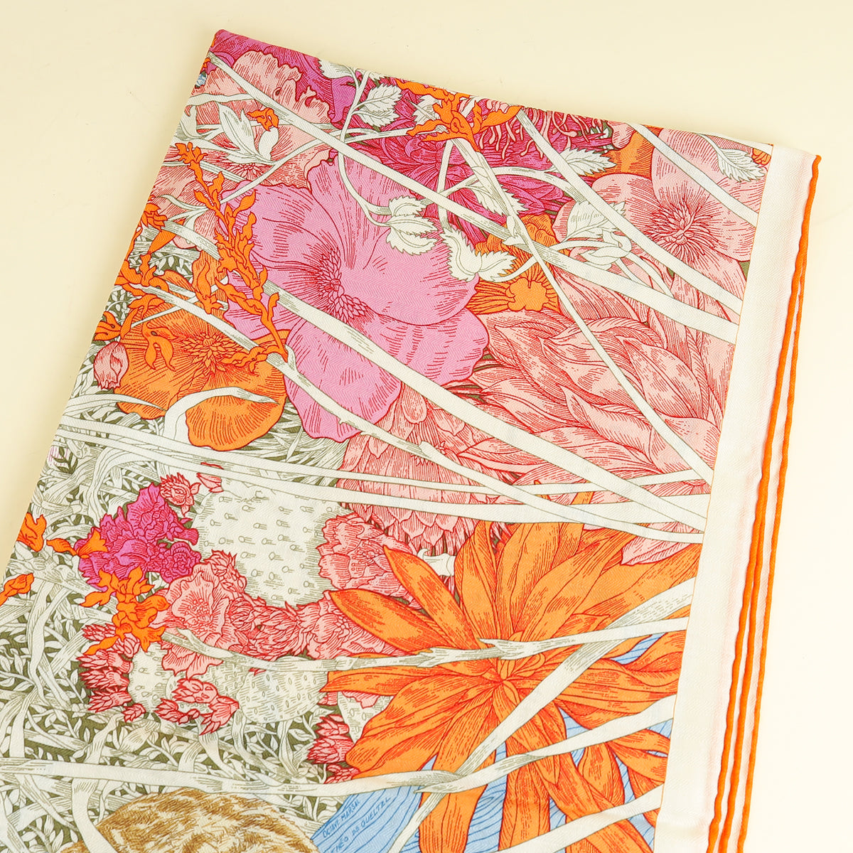 Hermes Tricolor Retour a la Nature Shawl 140