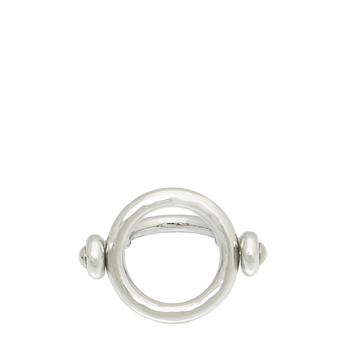 Hermes Palladium Scarf Ring