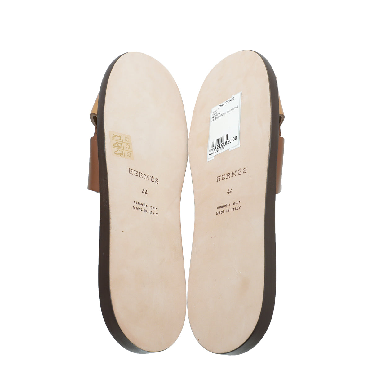 Hermes Bicolor Izmir Sandal 44