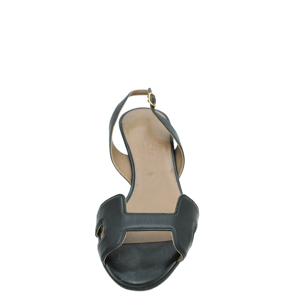 Hermes Noir Premiere 70 Sandals 37