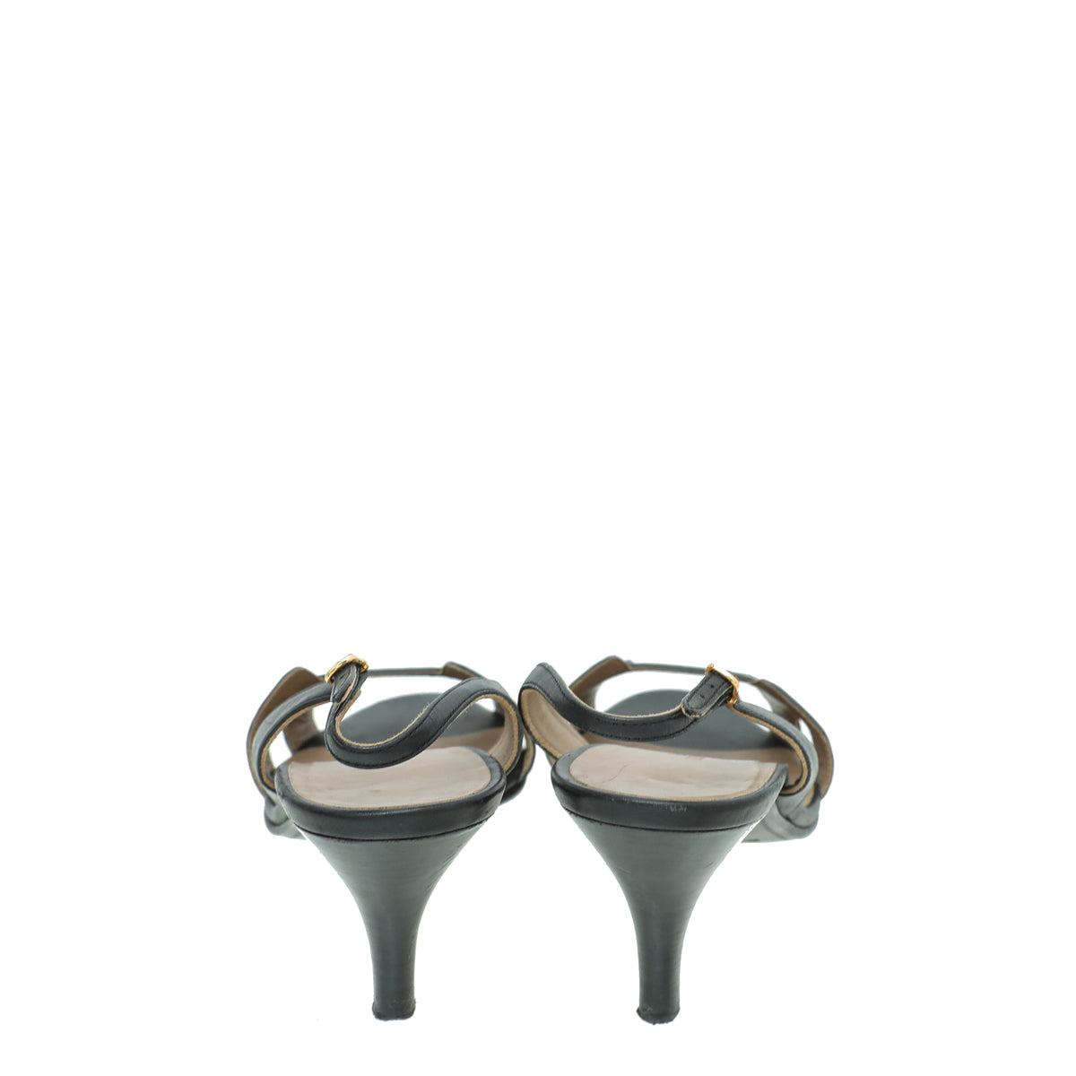 Hermes Noir Premiere 70 Sandals 37