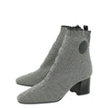 Hermes Bicolor Knit Volver 60 Ankle Boot 39