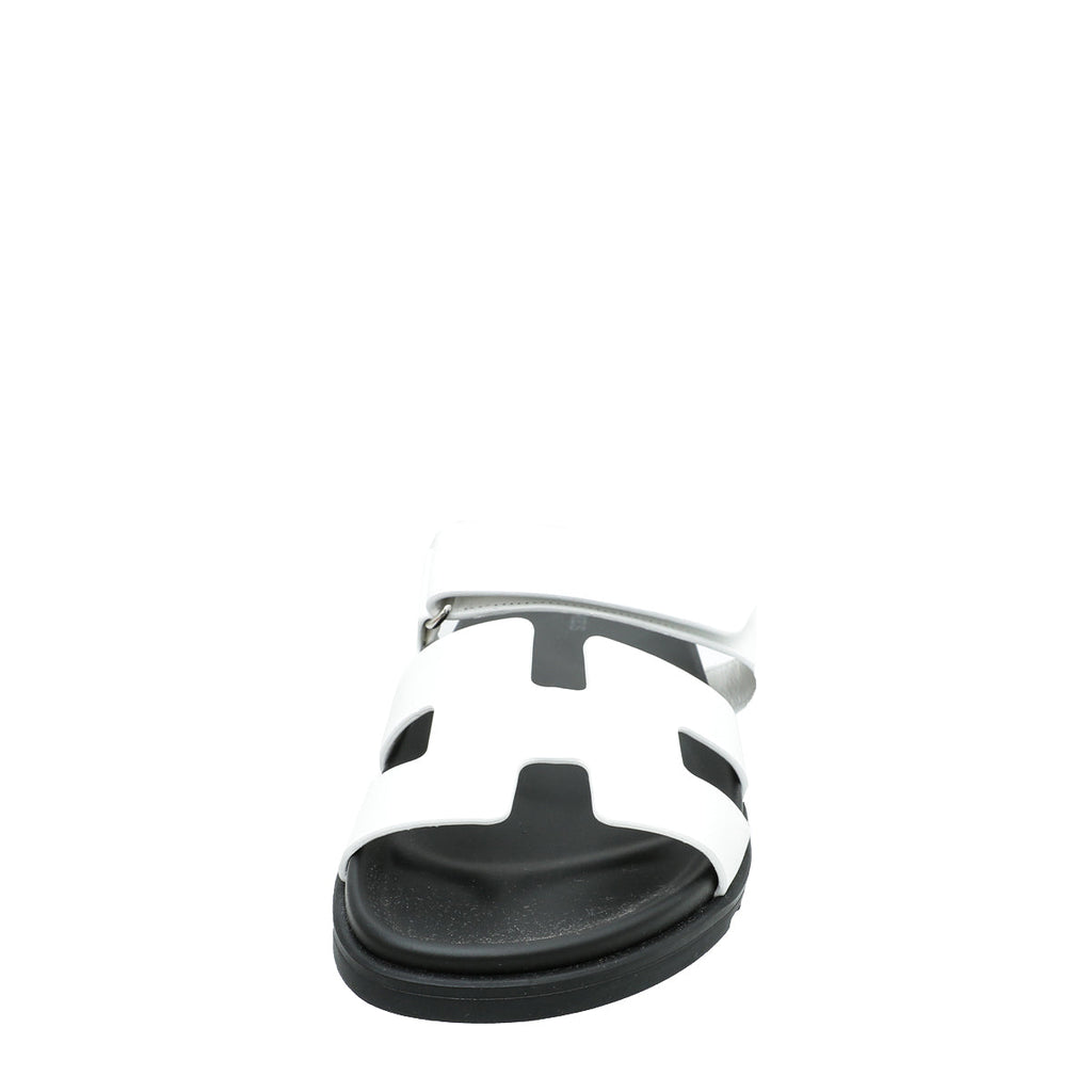 Hermes Blanc Chypre Sandal 41