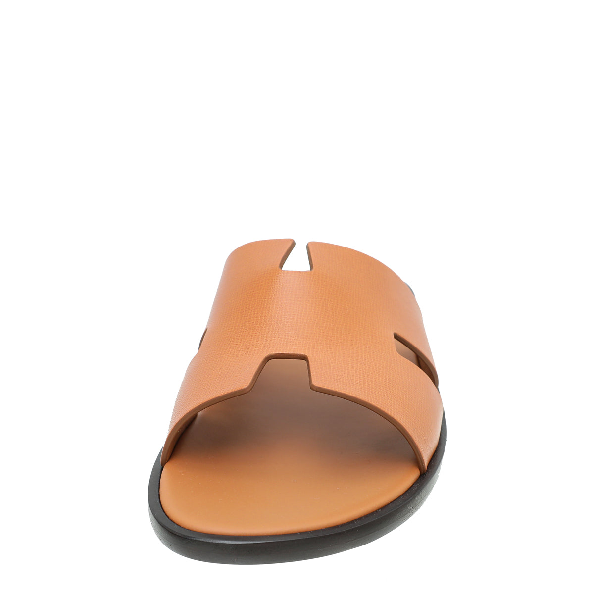 Hermes Marron Glaise Boarded Goatskin Izmir Sandals 47