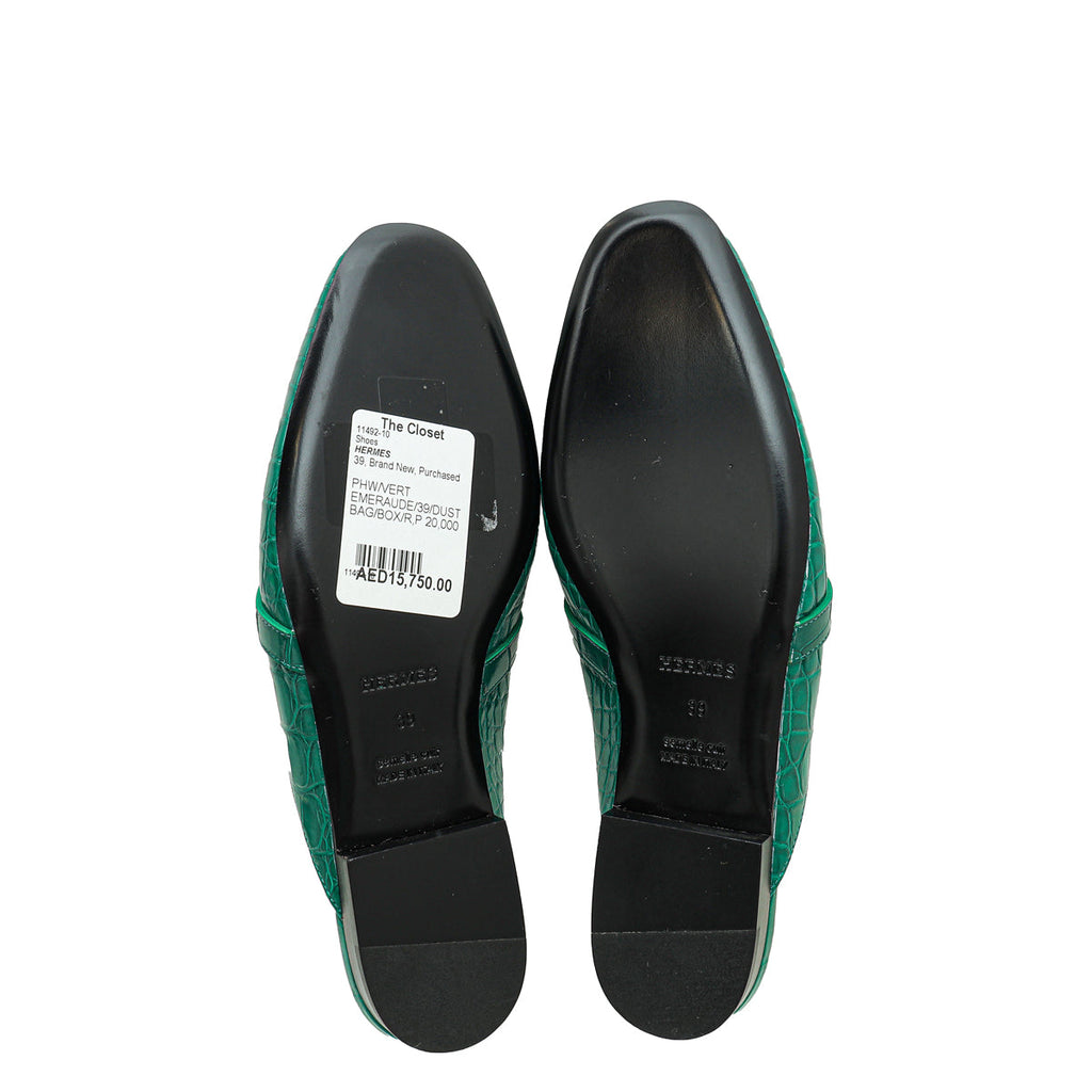 Hermes Vert Emeraudeoz Alligator Mississippiensis Mules 39