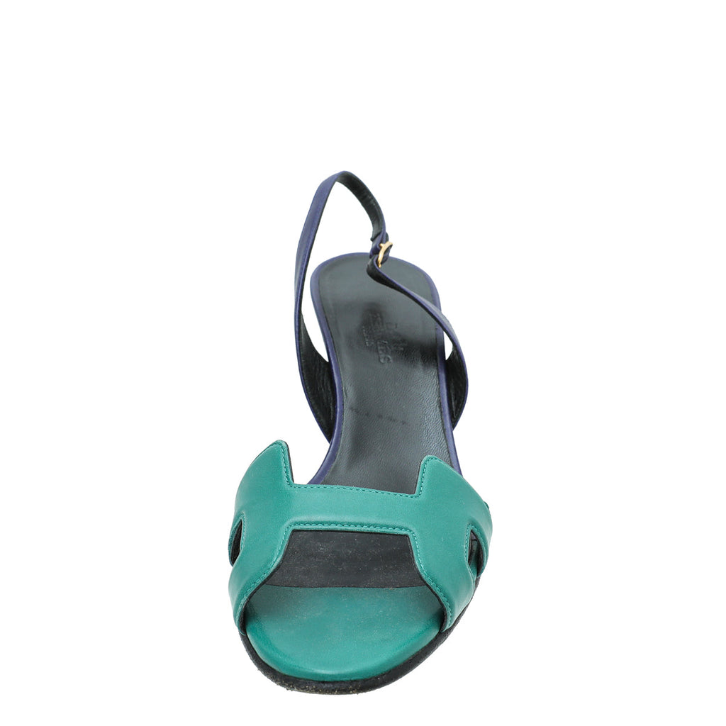 Hermes Bicolor Premiere 70 Sandal 38