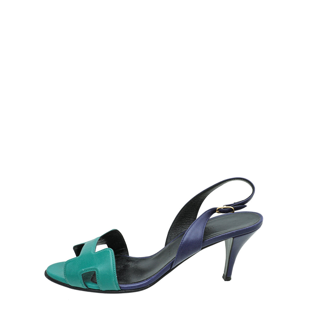 Hermes Bicolor Premiere 70 Sandal 38