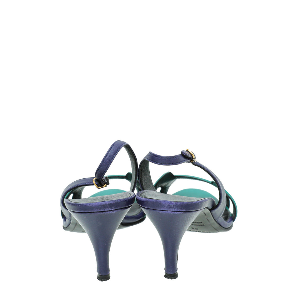 Hermes Bicolor Premiere 70 Sandal 38