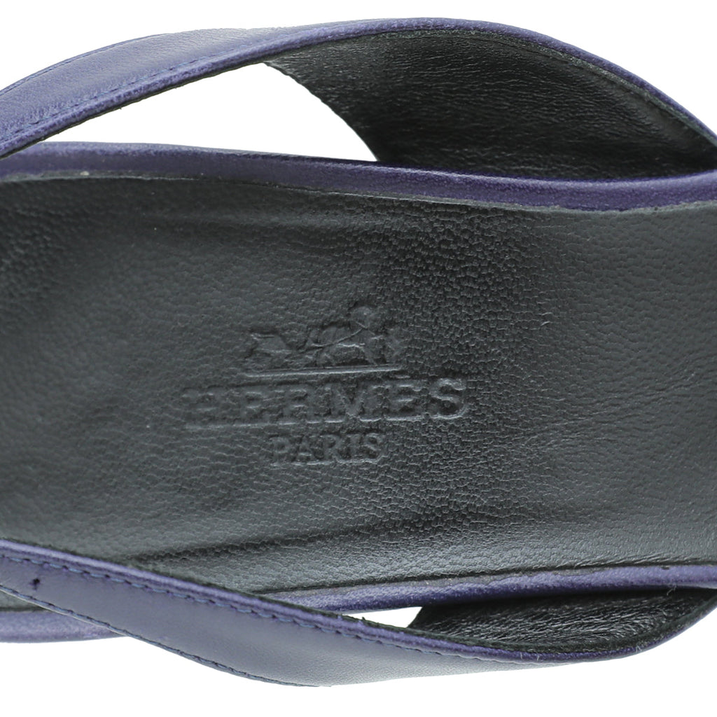 Hermes Bicolor Premiere 70 Sandal 38